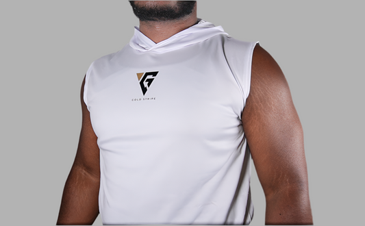 Glacier White Hooded Tank