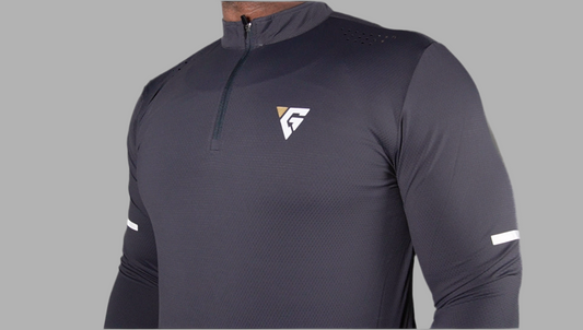 Stealth Grey Quarter Zip