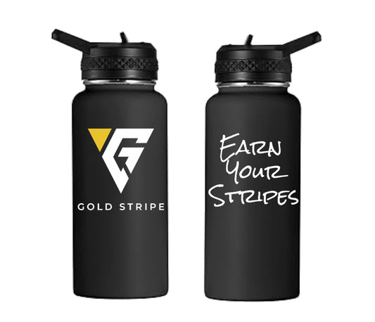 Gold Stripe 30oz Stainless Steel Bottle
