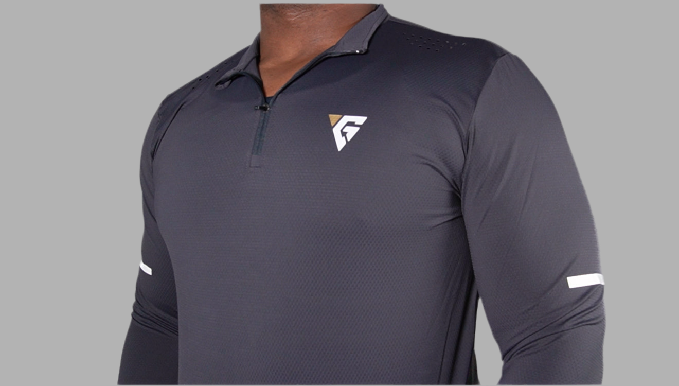 Stealth Grey Quarter Zip