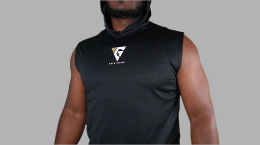 Carbon Black Hooded Tank